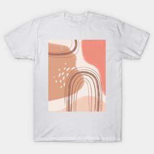 Light Pink Abstract T-Shirt